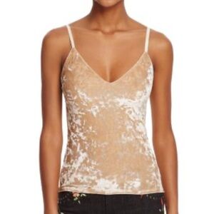 Alice and Olivia Velvet crushed tank top camisole XS
